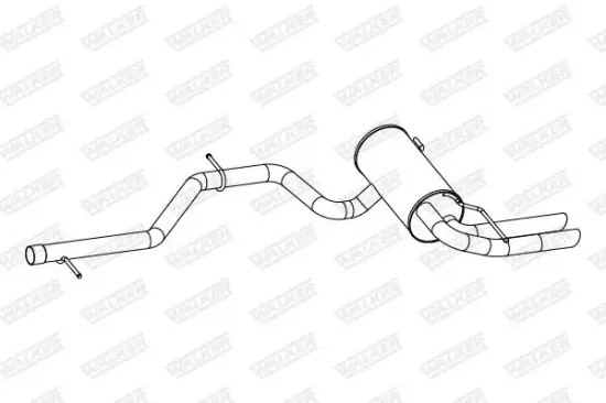 Endschalldämpfer WALKER 24264 Bild Endschalldämpfer WALKER 24264