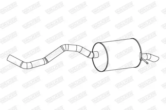 Endschalldämpfer WALKER 24290 Bild Endschalldämpfer WALKER 24290