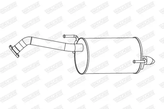 Endschalldämpfer WALKER 24296 Bild Endschalldämpfer WALKER 24296