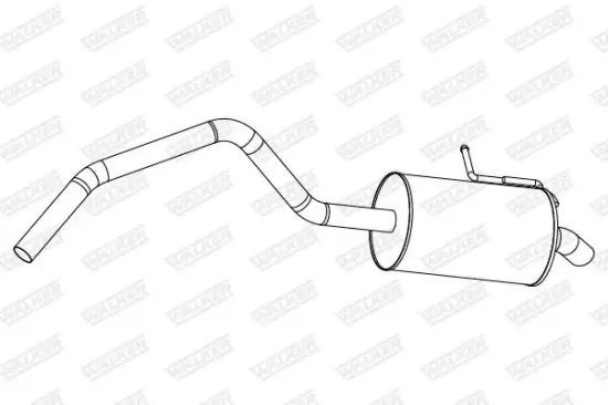Endschalldämpfer WALKER 24311 Bild Endschalldämpfer WALKER 24311