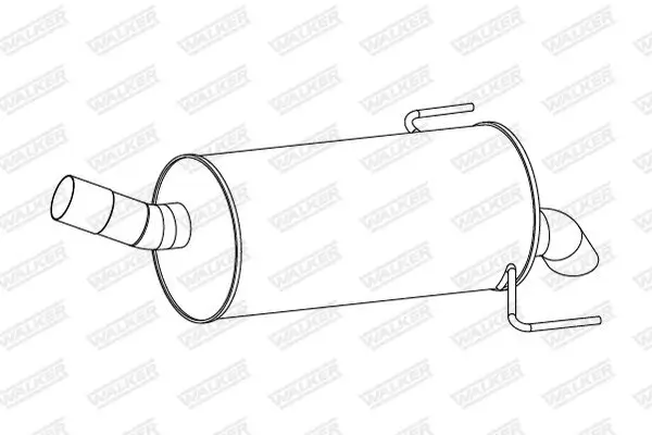 Endschalldämpfer WALKER 24317