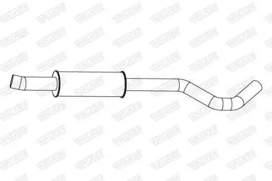 Mittelschalldämpfer WALKER 24333 Bild Mittelschalldämpfer WALKER 24333