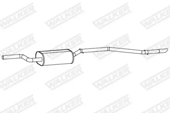 Endschalldämpfer WALKER 24337 Bild Endschalldämpfer WALKER 24337