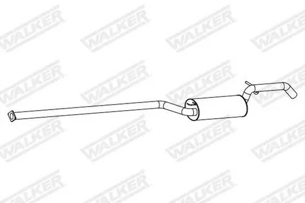 Endschalldämpfer WALKER 24342