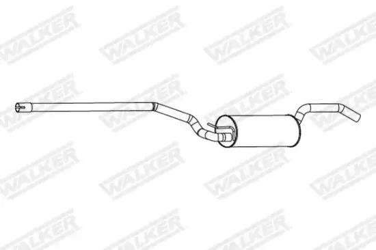 Endschalldämpfer WALKER 24344 Bild Endschalldämpfer WALKER 24344
