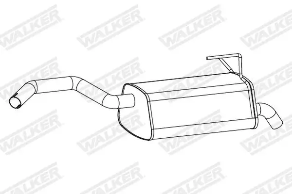 Endschalldämpfer WALKER 24411