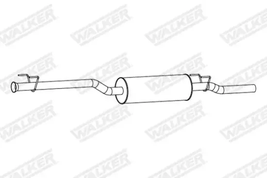 Endschalldämpfer WALKER 24500 Bild Endschalldämpfer WALKER 24500