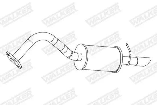 Endschalldämpfer WALKER 24529 Bild Endschalldämpfer WALKER 24529