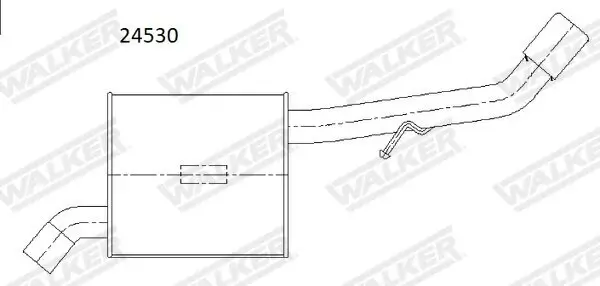Endschalldämpfer WALKER 24530