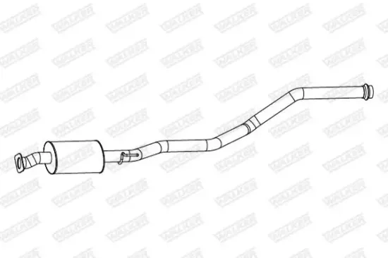 Mittelschalldämpfer WALKER 25232 Bild Mittelschalldämpfer WALKER 25232