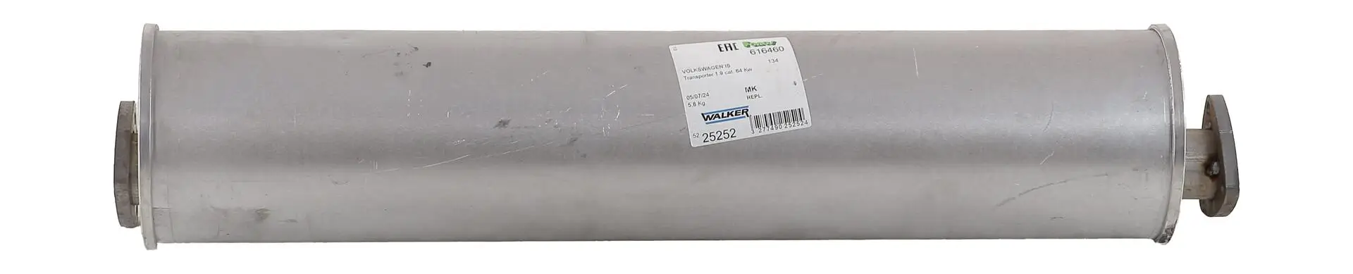 Mittelschalldämpfer Mitte WALKER 25252