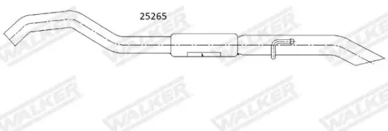 Endschalldämpfer WALKER 25265 Bild Endschalldämpfer WALKER 25265