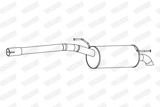 Endschalldämpfer WALKER 25299 Bild Endschalldämpfer WALKER 25299