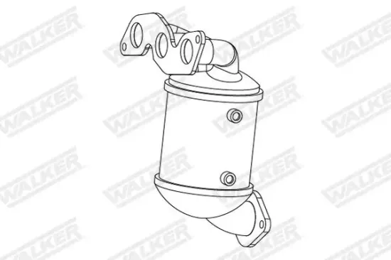 Katalysator WALKER 28666 Bild Katalysator WALKER 28666