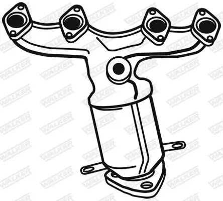 Katalysator WALKER 28686 Bild Katalysator WALKER 28686