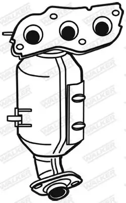 Katalysator WALKER 28734 Bild Katalysator WALKER 28734