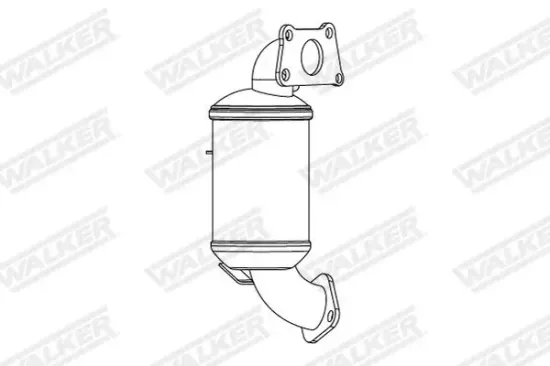 Katalysator vorne WALKER 28897 Bild Katalysator vorne WALKER 28897