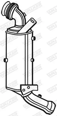 Ruß-/Partikelfilter, Abgasanlage WALKER 73161 Bild Ruß-/Partikelfilter, Abgasanlage WALKER 73161