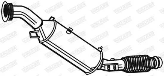 Ruß-/Partikelfilter, Abgasanlage WALKER 73193 Bild Ruß-/Partikelfilter, Abgasanlage WALKER 73193