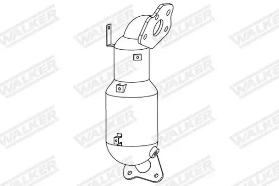 Ruß-/Partikelfilter, Abgasanlage vorne WALKER 73274 Bild Ruß-/Partikelfilter, Abgasanlage vorne WALKER 73274