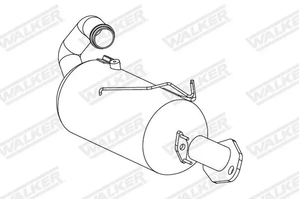 Ruß-/Partikelfilter, Abgasanlage WALKER 73344