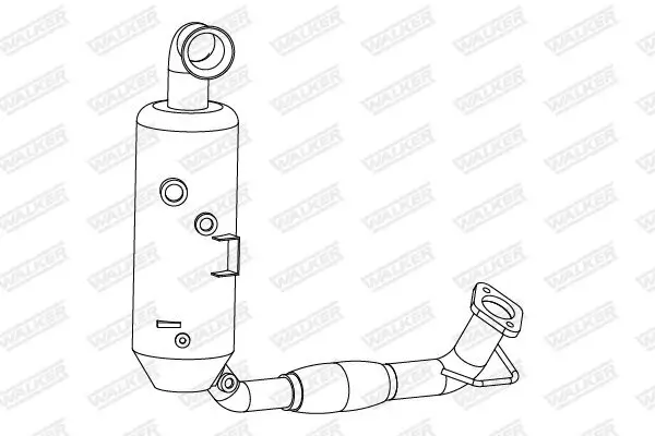 Ruß-/Partikelfilter, Abgasanlage vorne WALKER 73380
