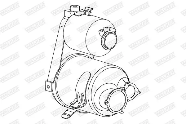 Ruß-/Partikelfilter, Abgasanlage WALKER 73385