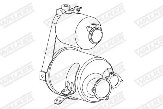 Ruß-/Partikelfilter, Abgasanlage WALKER 73397 Bild Ruß-/Partikelfilter, Abgasanlage WALKER 73397