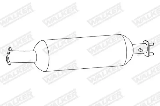 Ruß-/Partikelfilter, Abgasanlage WALKER 73415 Bild Ruß-/Partikelfilter, Abgasanlage WALKER 73415