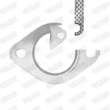 Dichtung, Abgasrohr hinten Mitte vorne WALKER 80053