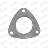 Dichtung, Abgasrohr hinten Mitte vorne WALKER 80239