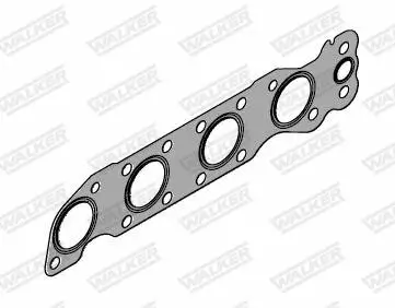 Dichtung, Abgasrohr hinten mitte vorne WALKER 80586 Bild Dichtung, Abgasrohr hinten mitte vorne WALKER 80586