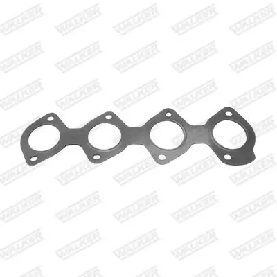Dichtung, Abgasrohr hinten Mitte vorne WALKER 80814