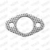 Dichtung, Abgasrohr hinten Mitte vorne WALKER 81166
