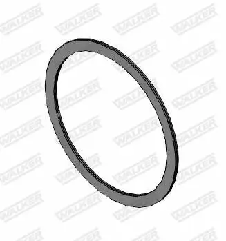 Dichtung, Abgasrohr hinten mitte vorne WALKER 81763