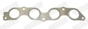 Dichtung, Abgasrohr hinten Mitte vorne WALKER 82953