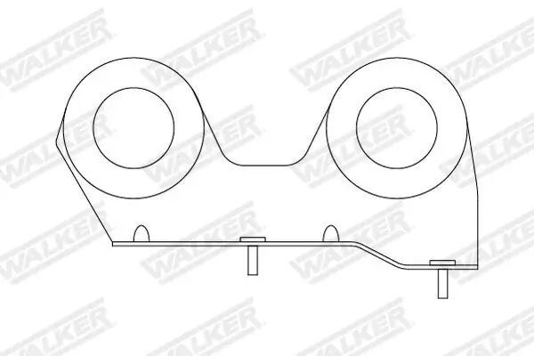 Halter, Abgasanlage WALKER 82959