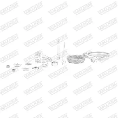 Montagesatz, Schalldämpfer WALKER 86263 Bild Montagesatz, Schalldämpfer WALKER 86263