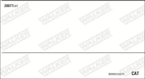 Mittelschalldämpfer WALKER 23677 Bild Mittelschalldämpfer WALKER 23677