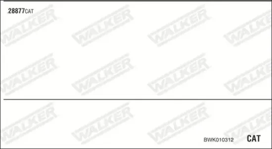 Mittelschalldämpfer WALKER 23677 Bild Mittelschalldämpfer WALKER 23677