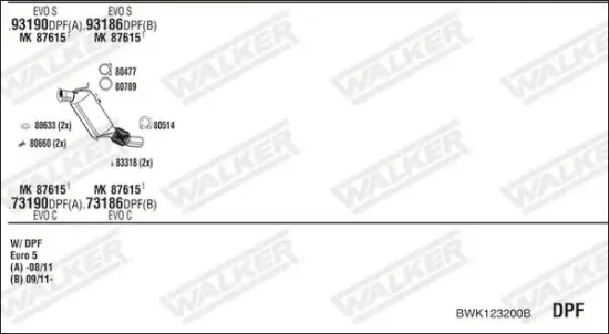 Endschalldämpfer WALKER 23914 Bild Endschalldämpfer WALKER 23914