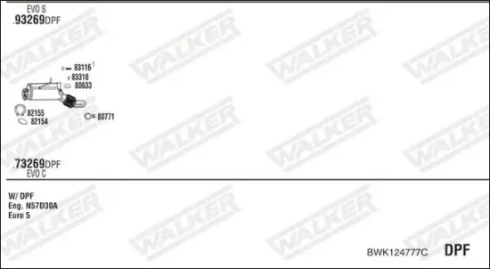 Endschalldämpfer WALKER 23914 Bild Endschalldämpfer WALKER 23914