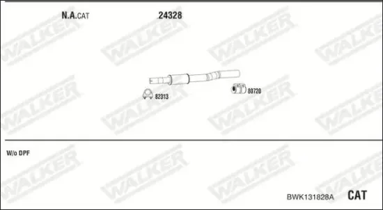 Endschalldämpfer WALKER 23920 Bild Endschalldämpfer WALKER 23920