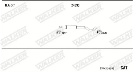 Endschalldämpfer WALKER 23920 Bild Endschalldämpfer WALKER 23920