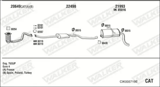 Druckleitung, Drucksensor (Ruß-/Partikelfilter) WALKER 10777 Bild Druckleitung, Drucksensor (Ruß-/Partikelfilter) WALKER 10777