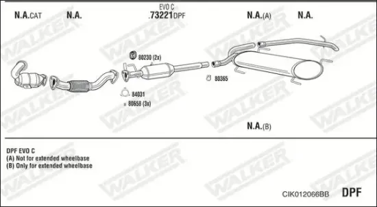 Druckleitung, Drucksensor (Ruß-/Partikelfilter) WALKER 10774 Bild Druckleitung, Drucksensor (Ruß-/Partikelfilter) WALKER 10774