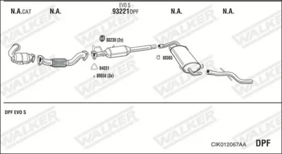 Druckleitung, Drucksensor (Ruß-/Partikelfilter) WALKER 10774 Bild Druckleitung, Drucksensor (Ruß-/Partikelfilter) WALKER 10774