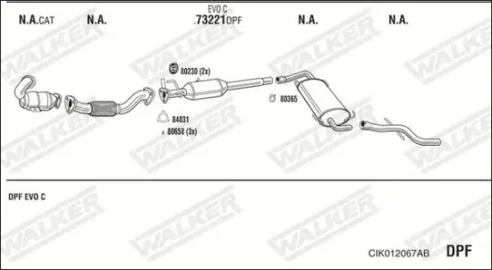 Druckleitung, Drucksensor (Ruß-/Partikelfilter) WALKER 10774 Bild Druckleitung, Drucksensor (Ruß-/Partikelfilter) WALKER 10774