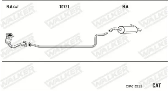 Druckleitung, Drucksensor (Ruß-/Partikelfilter) WALKER 10777 Bild Druckleitung, Drucksensor (Ruß-/Partikelfilter) WALKER 10777