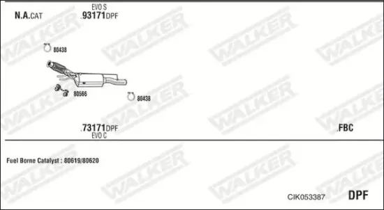 Druckleitung, Drucksensor (Ruß-/Partikelfilter) WALKER 10774 Bild Druckleitung, Drucksensor (Ruß-/Partikelfilter) WALKER 10774